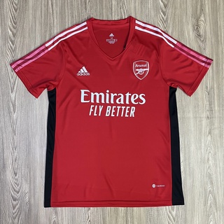 เสื้อบอล คอวี Arsenal Red สโมสรฟุตบอล เสื้อออกกำลังกายผู้ใหญ่ เกรด A