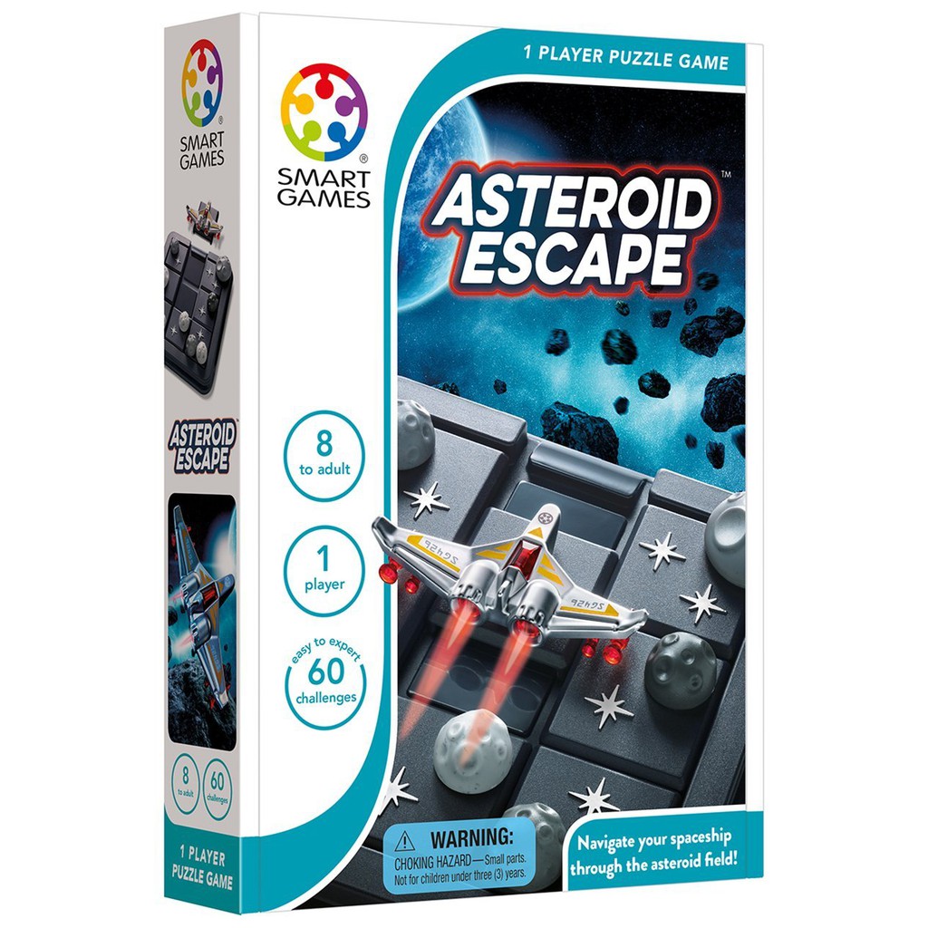 SMART GAMES, Asteroid Escape ของเล่นฝึกสมอง เสริมเชาว์ สำหรับเด็ก 8 ปีขึ้นไป ลิขสิทธิ์แท้