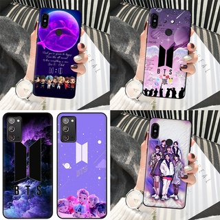 เคสโทรศัพท์มือถือแบบนิ่ม TPU ลายโลโก้ Bts สีม่วง 22Mia สําหรับ Samsung J4 J6 J8 2018 J2 J5 J7 Core Prime Plus