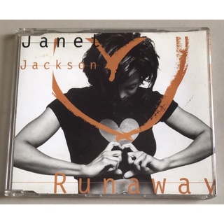 ซีดีซิงเกิ้ล ลิขสิทธิ์ มือ 2 สภาพดี...350 บาท “Janet Jackson” ซิงเกิ้ล "Runaway" แผ่นหายาก Made in UK