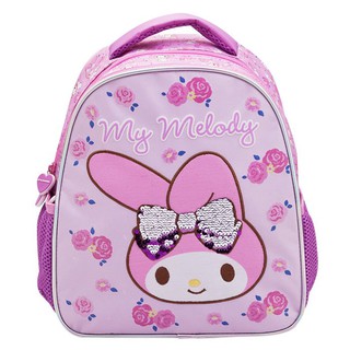 ✨นาทีทอง✨ กระเป๋าเป้ ลายมายเมโลดี้ ขนาด 12 นิ้ว My Melody Backpack Size 12 IN.