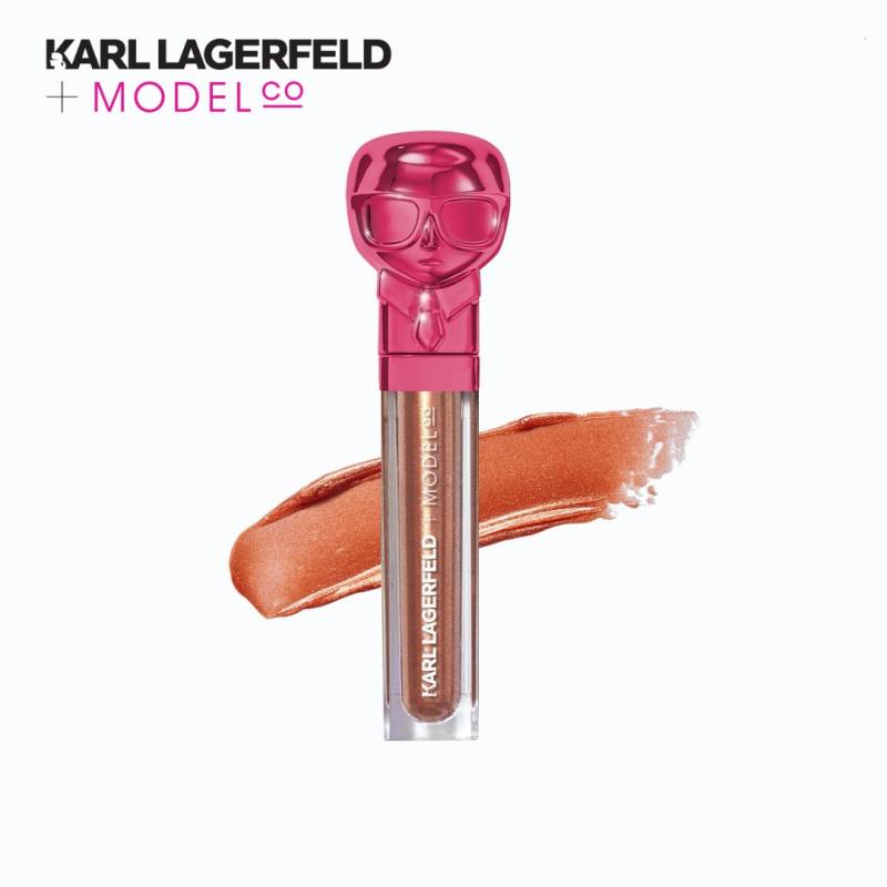 Karl Lagerfeld + Model Co LIP LIGHTS SPECIAL EFFECTS TOP COAT ลิปสติก ท็อปโค้ท  6 ml. ไม่มีไฟ