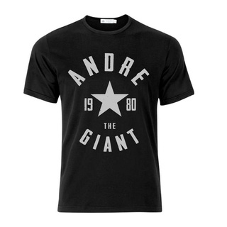 เสื้อยืด พิมพ์ลาย Andre The Giant 1980 Wrestling Hero สไตล์ฮิปสเตอร์