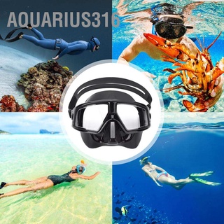 Aquarius316 👍มืออาชีพฟรีดำน้ำป้องกันหมอกขนาดใหญ่ดูปริมาณต่ำหน้ากากดำน้ำสำหรับผู้ใหญ่ผู้ชายผู้หญิง