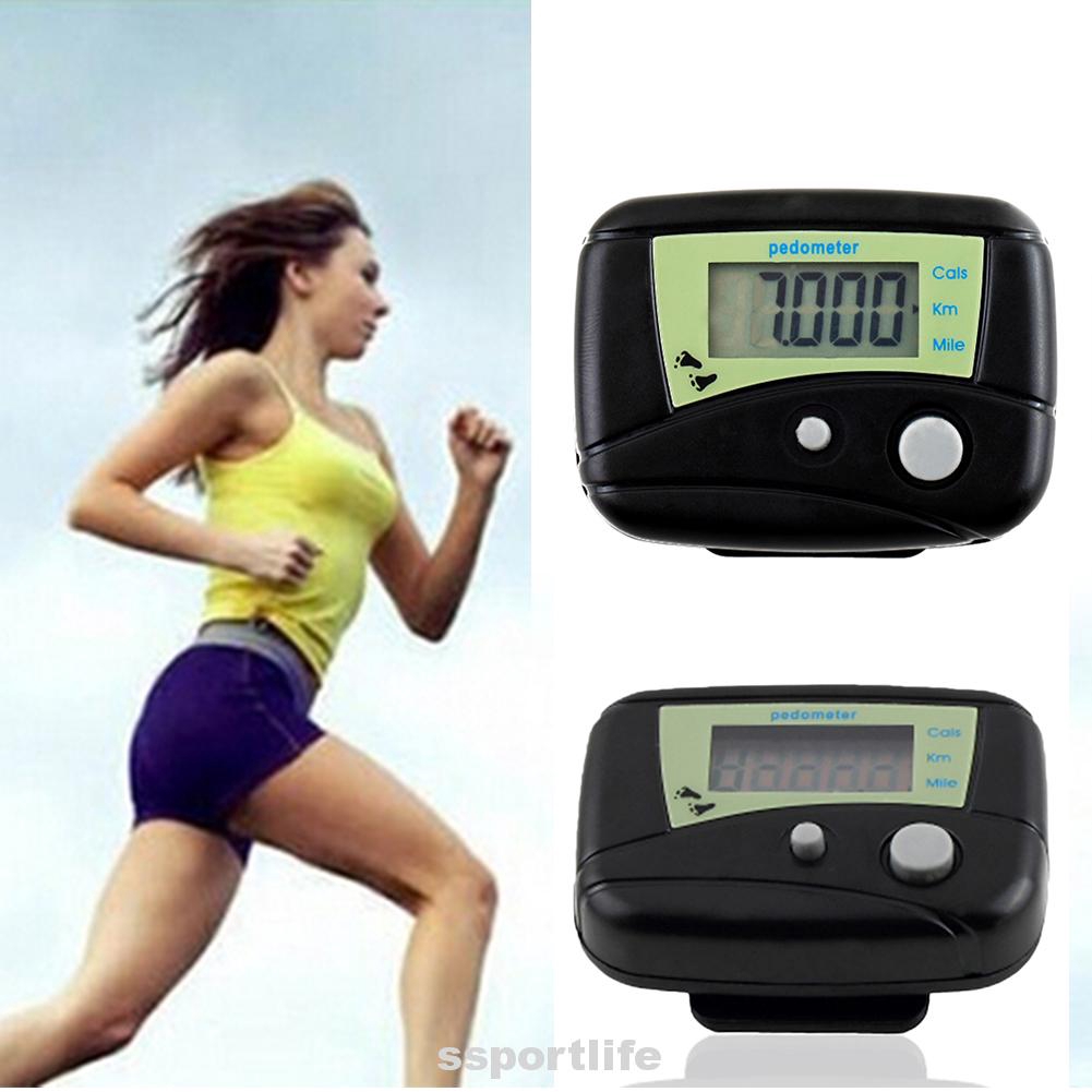 1* LCD Digital Step Pedometer Run Calorie Walking Counter Pocket Clip ...