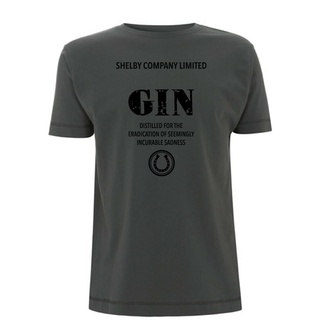 [COD]เสื้อยืดลําลอง แขนสั้น พิมพ์ลาย Peaky Blinders Shelby Company Limited Gin Bottle Label Tommy Arthur Inspire สําหรับ