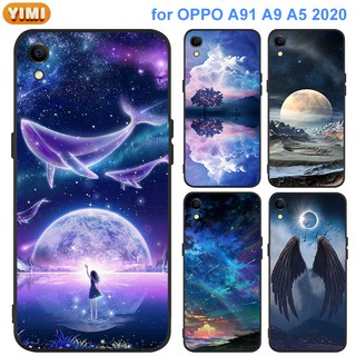 เคส OPPO A17 A77s A76 A96 A57 A77 A95 A74 A15S A15 A16 A16K A53 A33 2020 มือถือสำหรับเคสโทรศัพท์มือถือลายการ์ตูนเป็ดสําหรับ