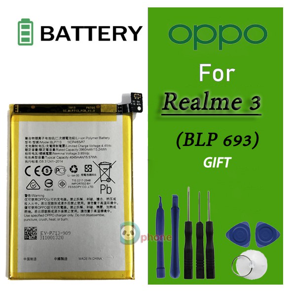แบตเตอรี่ OPPO  Realme 3,RMX1821(BLP693) Batterry แบตเตอรี่ OPPO  Realme 3,RMX1821(BLP693)