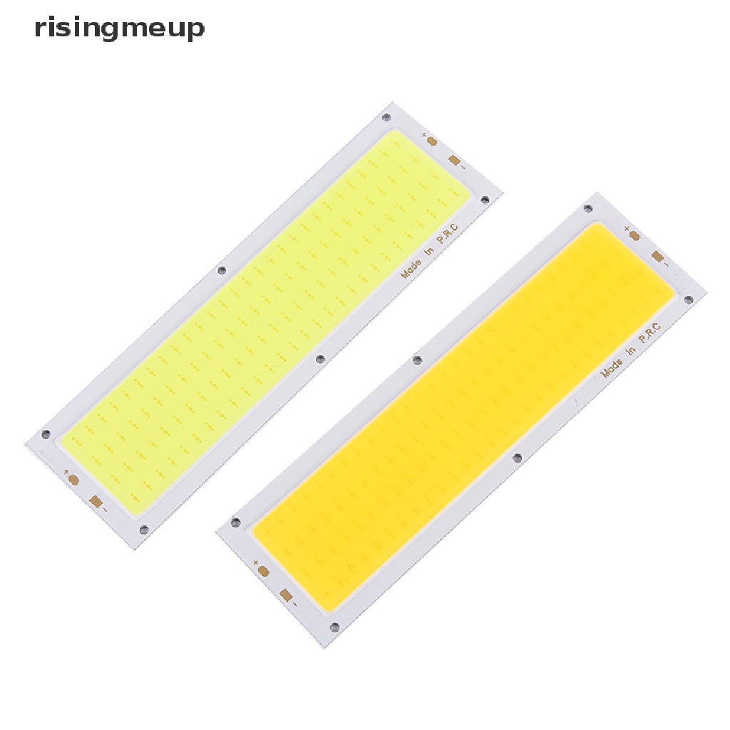 [risingmeup] สายไฟ LED COB 1000LM 10W พลังงานสูง 12V-24V สีขาวอบอุ่น ♨ขายดี