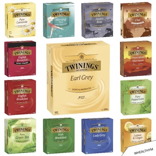 ชา ทไวนิงส์ 80 / 100 ซอง , Dilmah Ceylon , Twinings tea of London tea bags, Camomile, Chai, English Breakfast, Earl Grey