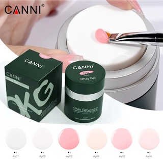 Canni Okay gel เจลต่อเล็บแบบใหม่ Pumping Gel ไม่ร้อนหน้าเล็บ ใช้งานง่าย ไม่ไหลเยิ้ม