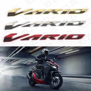 สติกเกอร์ตราสัญลักษณ์ 3D ซ้าย และขวา สําหรับตกแต่งรถจักรยานยนต์ Honda Vario 150 &amp; 125 2 ชิ้น