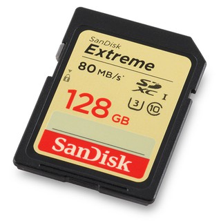 (ลดล้างสต๊อก)Sandisk SD Extreme 128GB (80MB/s_533x)