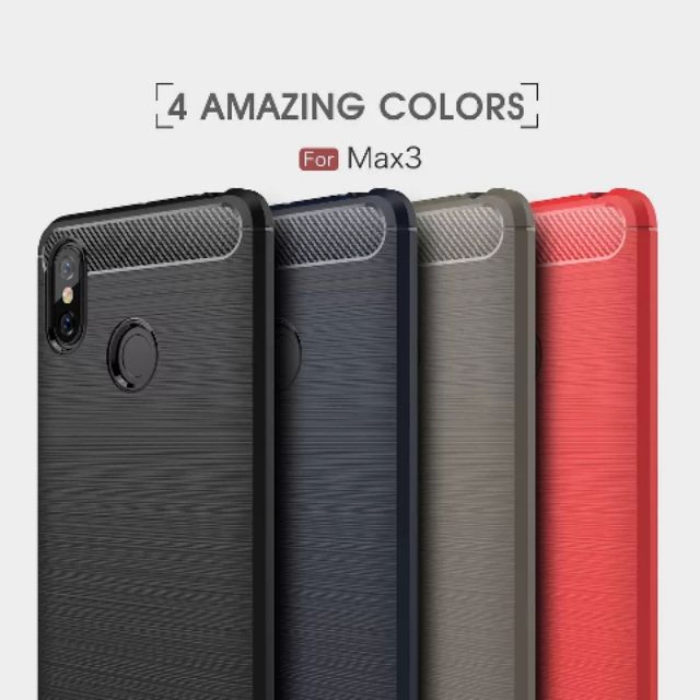 Xiaomi Mi Max 3 Luxury Carbon Fiber Soft Case
