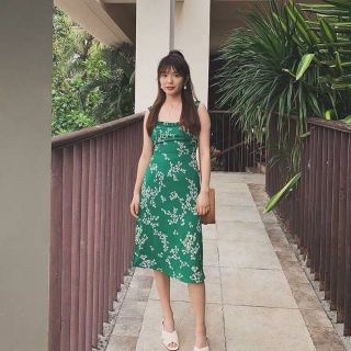 Green Summer  Dress