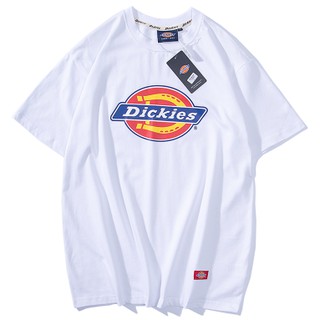 DICKIES เสื้อยืดแขนสั้นผ้าฝ้ายทรงหลวมแฟชั่นสําหรับผู้ชาย