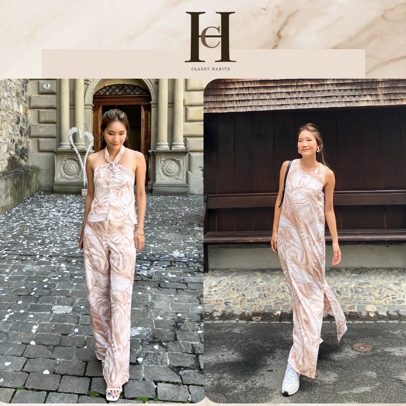 CLASSY HABITS / Maxi dress Caramel collection