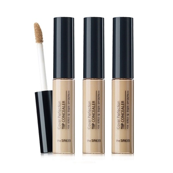 The Saem Cover Perfection Tip Concealer SPF 28 PA++ 6.5g คอนซีลเลอร์