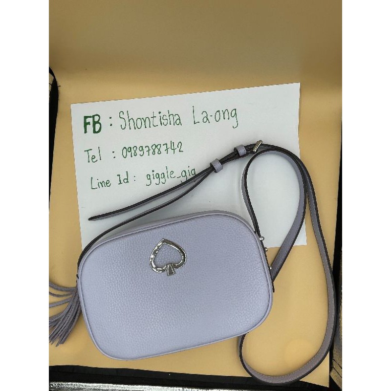 kate Spade Kourtney Camera Leather Crossbody bag กระเป๋าสะพายข้าง