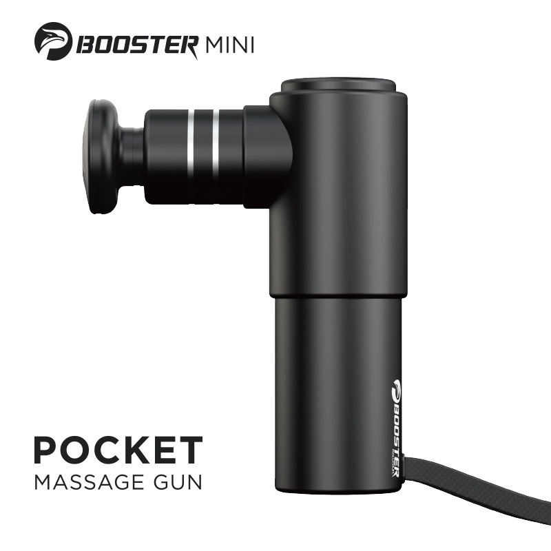 ถูกที่สุด!!!  ที่นวดกล้ามเนื้อ BOOSTER Mini Electric Muscle Massage Gun Pocket Neck Muscle Massager Pain Therapy