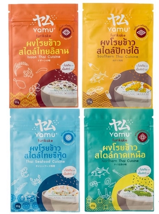 YAMU ผงโรยข้าว Furikake  รสชาติไทย สไตล์ญี่ปุ่น 4 รสชาติ อร่อย โปรตีนสูง