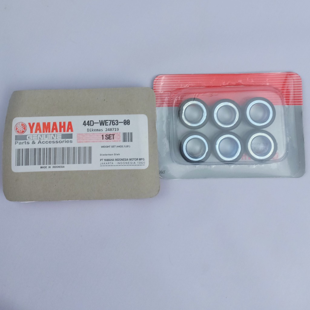 Yamaha Xeon / Mio M 3 Roller ชุดน้ําหนัก Yamaha 6 ชิ้น 44D-WE763-00