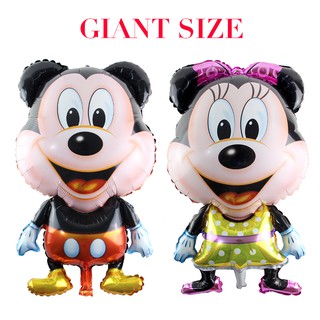 MINNIE ลูกโป่งบอลลูนรูปมิกกี้มินนี่สําหรับตกแต่งปาร์ตี้วันเกิด