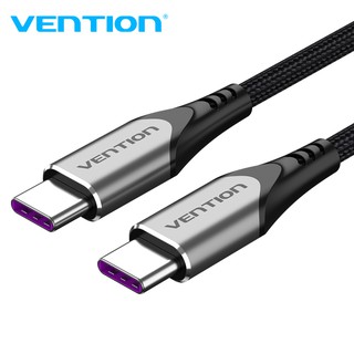 Vention สายชาร์จ Type C Pd 100W Usb 2.0 แบบชาร์จเร็ว 5A Qc 4.0 สำหรับ Huawei Samsung TAE