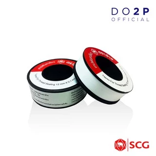 เทปพันเกลียว ตราช้าง 20 ม้วน (1กล่อง) 10ม.x12 มม. SCG Tapes For Thread Sealing 20 Rolls (1 Box) 10mx12mm