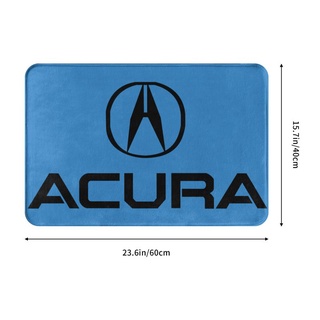 พรมเช็ดเท้า พรมเช็ดเท้า กันลื่น ลายโลโก้ Acura 40x60 ซม. สําหรับบ้าน และสวน ทางเข้า ห้องครัว