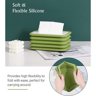 Silicone tissue box กล่องซิลิโคนใส่กระดาษทิชชู่