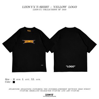 เสื้อยืดแขนสั้น  "YELLOW LOGO" LEONYX T-SHIRT