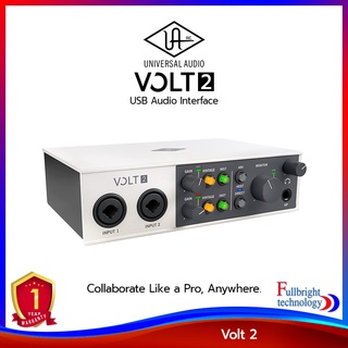 Universal Audio Volt 2 USB Audio Interface ออดิโออินเตอร์เฟสแบบ USB 2.0 2-in/2-out รับประกันศูนย์ไทย 1 ปี