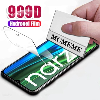 (พร้อมส่ง) ฟิล์มไฮโดรเจล แบบเต็มจอ ขอบโค้ง กันรอย สำหรับ Realme Narzo 50A 50i Prime 50 30A 5G