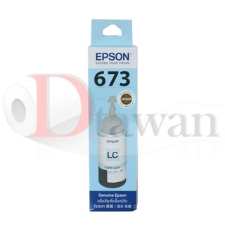 EPSON T673 น้ำหมึกเติมแท้ EPSON L800,L805,L810,L850,L1800 (BK,C,M,Y,LC,LM) (เลือกสีที่ช่องตัวเลือกสินค้า)