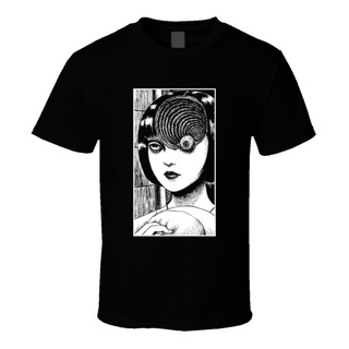 เสื้อสาวอวบ - ☫✁ ❁Uzumaki Junji Ito การ์ตูนสยองขวัญญี่ปุ่นเสื้อยืดผู้ชายเกิดdaLMc