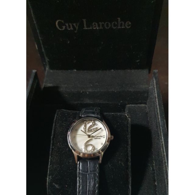 นาฬิกาผู้หญิง  Guy Laroche เม็ดมะยมไม่เคยเปลี่ยน พร้อมกล่อง และการ์ด