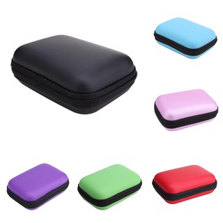 Mini Square EVA Case Headset Bluetooth Earphone Cable Storage Box Oticle