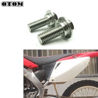 OTOM Motorcycle Old State Seat Bolt Stainless Steel Cushion Screws Fender Nut For HONDA CRF250R CRF450R Motorbike Access