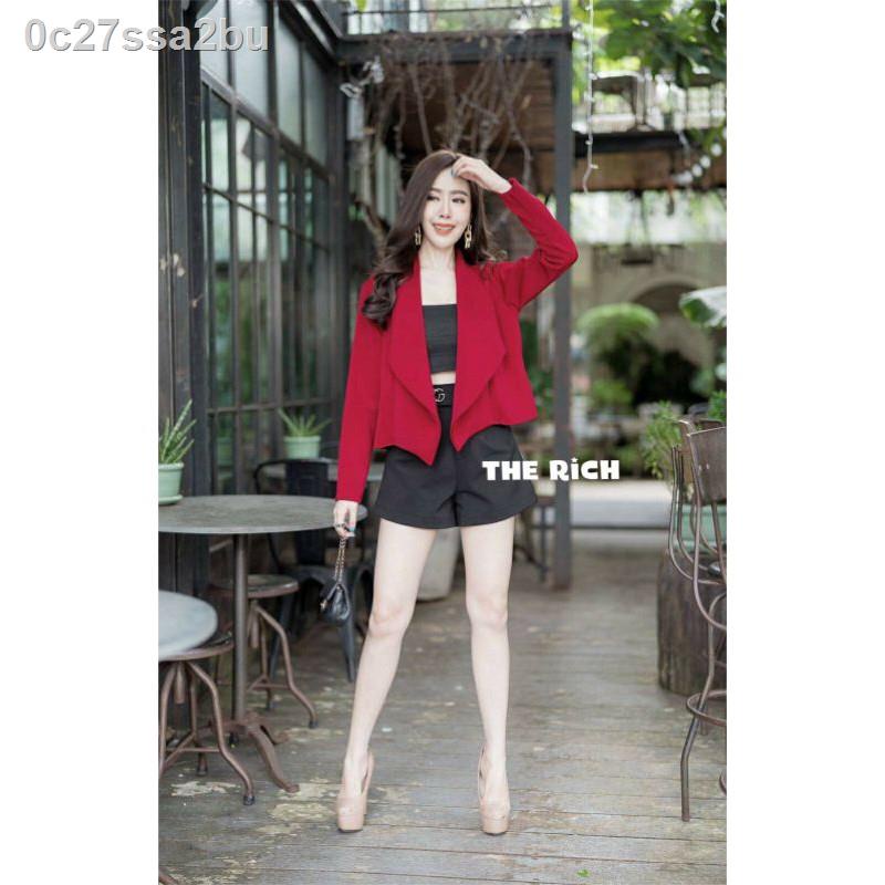 ▲▧เสื้อสูทผู้หญิง สูทแฟชั่น สูททำงาน brazer เสื้อคลุม มีเก็บเงินปลายทาง