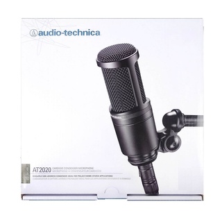 Audio-Technica 3-pin XLRM Microphone ไมโครโฟน รุ่น AT2020 - Black (Glitter)