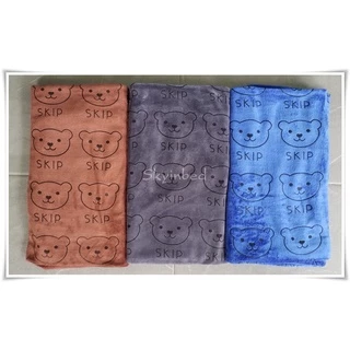 ผ้าเช็ดตัวนาโน 580g ผืนใหญ่ ขนาด 90x160cm, 70x140cm พิมพ์ลาย รุ่นหนาที่สุด นุ่งอาบน้ำได้ AAA จากไทย