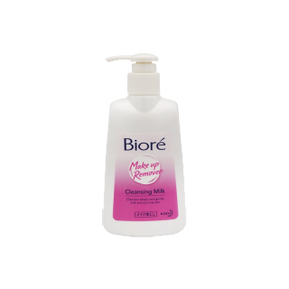 บิโอเร คลีนซิ่ง มิลค์ เมคอัพ รีมูฟเวอร์ 180 มล Biore Cleansing Milk 180 ml ล้างเครื่องสำอาง