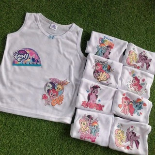 เสื้อกล้ามเด็กหญิง เสื้อซับใน 1แพ็ค5 ตัว น้อง 2 ปี-10 ปี พร้อมส่ง เสื้อกล้ามยาวเด็กหญิง ลายการ์ตูน 5ตัว