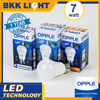 (โล๊ะสต็อค) หลอดไฟ LED 7w แอลอีดี OPPLE ECOMAX E27