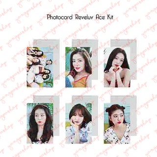 (พร้อมส่ง) Rv REVELUV ACE WELCOME KIT REVE PHOTOCARD FAN MADE UNOFFICIAL IRENE SEULGI JOY