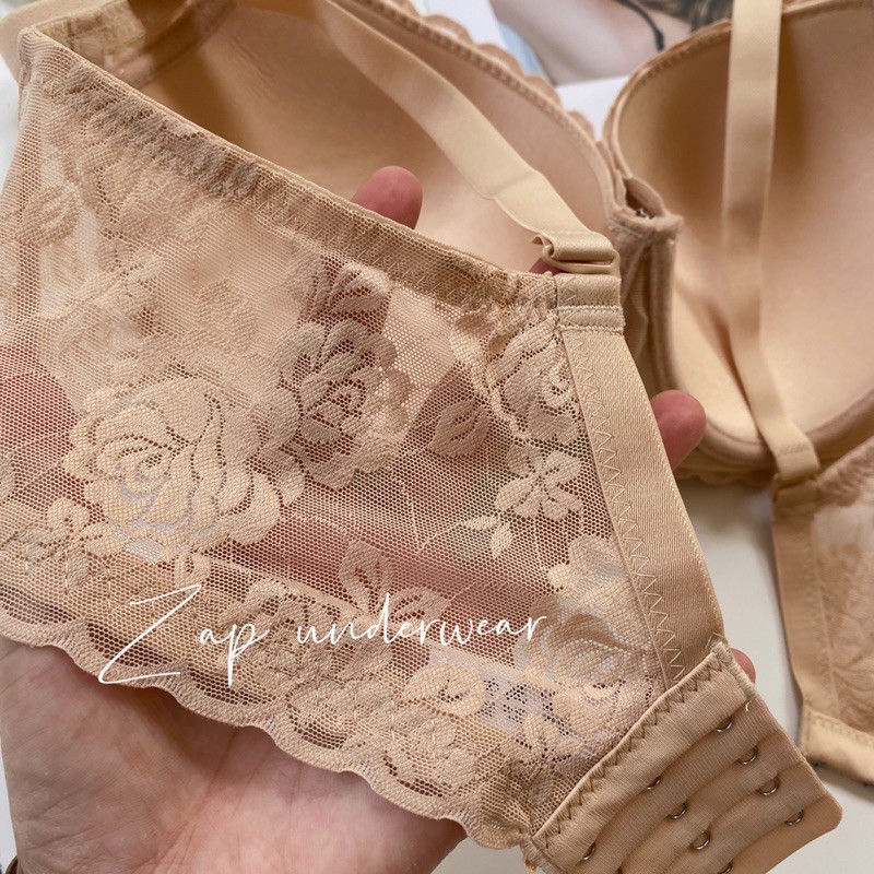 เสื้อใน ไซร้ใหญ่ sister hood 2417 ลูกไม้สวย มีโครง ฟองบาง เก็บเนื้อข้างลำตัว - รูปที่ 7