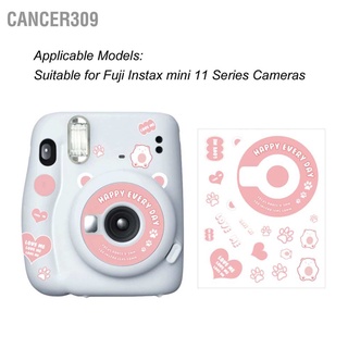 Cancer309 สติกเกอร์ ลายการ์ตูนน่ารัก 5 แบบ สําหรับตกแต่งกล้อง Fuji Instax Mini 11 Diy