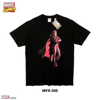 ผ้าฝ้าย 100% เสื้อยืดการ์ตูน ลิขสิทธ์แท้ MARVEL COMICS  T-SHIRTS (MVX-232)S-3XL