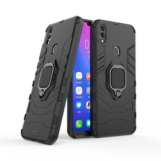 เคส VIVO V9 ฮาร์ดเคสกันกระแทกเคสโทรศัพท์ Hybrid Armor Shockproof Ring Case VIVO V9 V 9 VIVOV9 Cover Stand